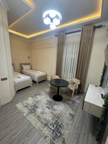 Postel nebo postele na pokoji v ubytování Global Star