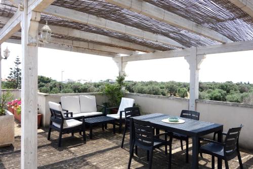 Balkón nebo terasa v ubytování Camera privata in villa a Maruggio