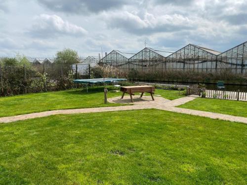 Zahrada ubytování The blue house