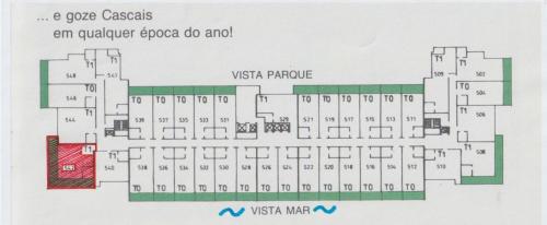 a floor plan of the west wing of windsor castle at Hotel Vila Galé Cascais T1 542 in Cascais