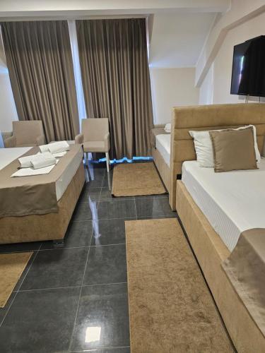 A klub apartmaniにあるベッド