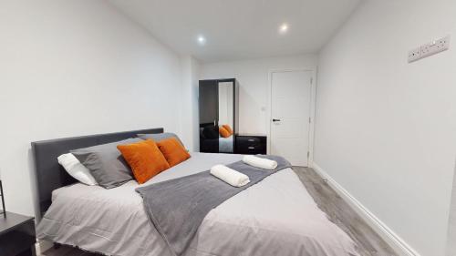 Ένα ή περισσότερα κρεβάτια σε δωμάτιο στο Luxury in the heart of Brighton