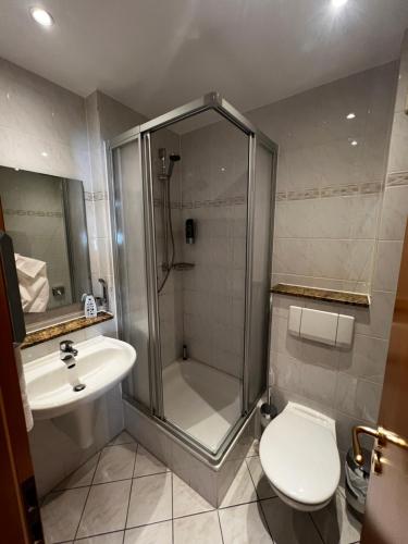 Koupelna v ubytování Aparthotel Zur Linde - by Willms & Schömer eG