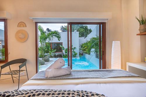 Bazén v ubytování Casa De Anfitrite Apartahotel nebo v jeho okolí