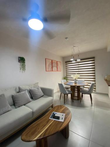 Χώρος καθιστικού στο Quiet, comfortable, nice apartment