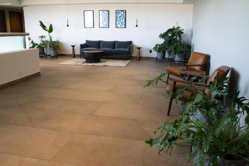 Χώρος καθιστικού στο Holiday Inn Express Guadalajara Expo by IHG
