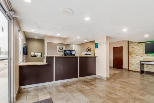 a lobby of a hospital with a waiting room at Quality Inn & Suites I-10 near Fiesta Texas in San Antonio