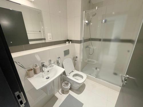 Vannituba majutusasutuses Sea View Appartment Seeb