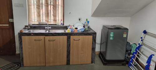 Kuchyň nebo kuchyňský kout v ubytování Casa de lobos