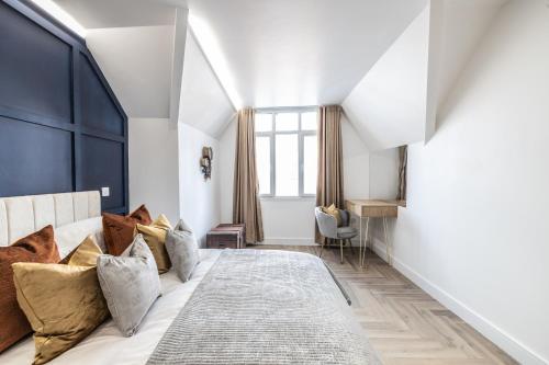 Χώρος καθιστικού στο Deluxe City Escape Perfect For Business & Families & Free Gym By The Pocklington - The Magistrates Suite