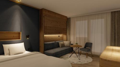 Hotel Zauchenseehofにあるシーティングエリア