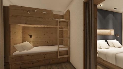 Hotel Zauchenseehofにあるベッド