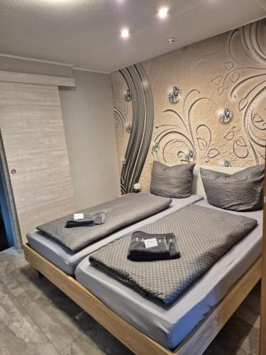 Katil atau katil-katil dalam bilik di Ferienwohnung Puchfrie