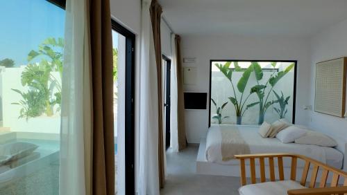 Μια τηλεόραση ή/και κέντρο ψυχαγωγίας στο EBLI7 Hotel Boutique