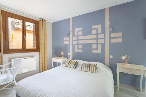 Postel nebo postele na pokoji v ubytování Gîte Le Boisset