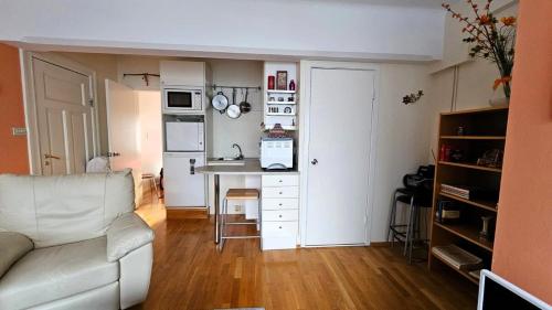 Η κουζίνα ή μικρή κουζίνα στο Studio in Reikjavik heart