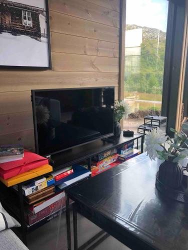 Ruang duduk di Part of a cabin is rented