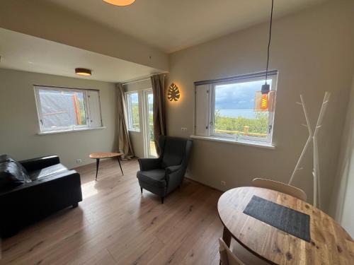Zona de estar de Hotel Hafnarfjall