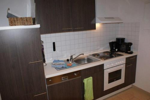 Dapur atau dapur kecil di Strandhaus Zierow - ABC53