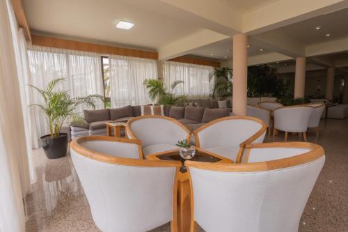 Χώρος καθιστικού στο Hotel Sao Jorge Garden
