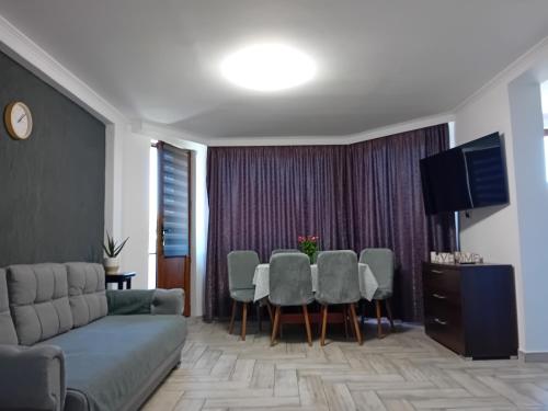 Μια τηλεόραση ή/και κέντρο ψυχαγωγίας στο Apartament Stoian