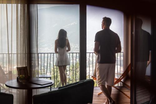 Ein Balkon oder eine Terrasse in der Unterkunft SOLEA SÜDTIROL Boutique Hotel