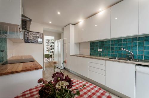 Η κουζίνα ή μικρή κουζίνα στο Casa de São José