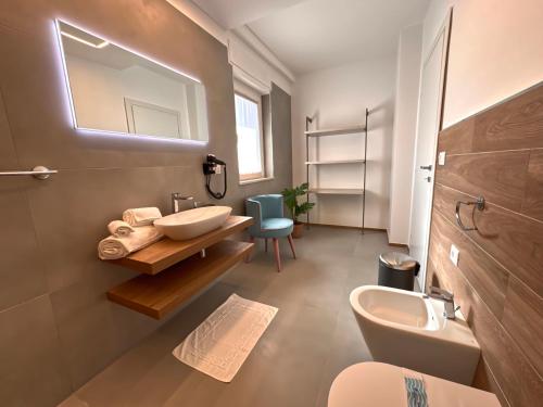 Koupelna v ubytování B&B Diamante