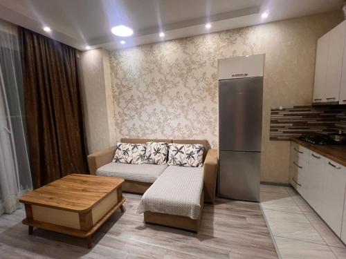 Η κουζίνα ή μικρή κουζίνα στο Tina`s Cozy Apartment