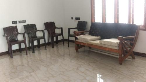 Ruang duduk di Chennai Elite ResidencyTambaram
