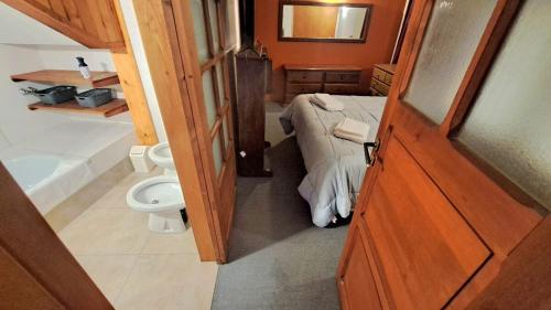 Koupelna v ubytování Casa Aguileña