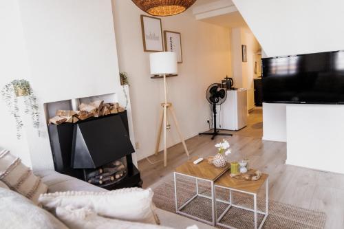 Μια τηλεόραση ή/και κέντρο ψυχαγωγίας στο Chic Rembrandt Flat near Bars, Cafés, Museums