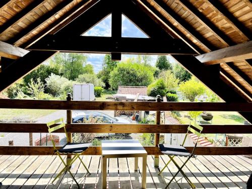 Balkoni atau teres di Maisonnette en Baie de Somme