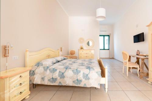 Katil atau katil-katil dalam bilik di Masseria San Biagio