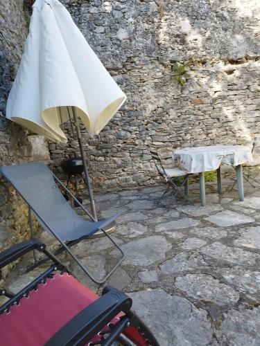 Patio nebo venkovní prostory v ubytování Maison Casal