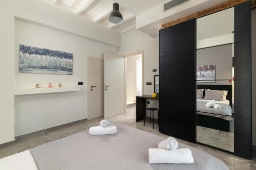 Katil atau katil-katil dalam bilik di Harmony Villas Rhodes