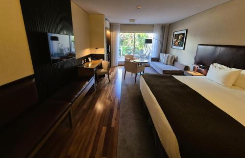 TV a/nebo společenská místnost v ubytování Fierro Hotel Buenos Aires