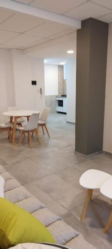 Dapur atau dapur kecil di Apart Hotel Concepcion