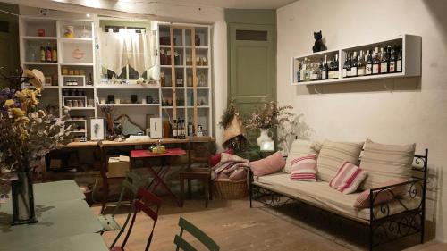 Χώρος καθιστικού στο Charming house in Provence, 2 to 10 people