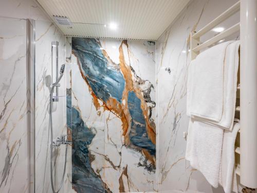 Koupelna v ubytování Grand Hotel & Therme Veliko Tarnovo
