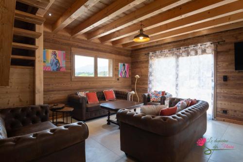 Chalet d'exception 10 personnes avec sauna privatif et piscine naturelle - Le Domaine des Fleurs Gérardmer