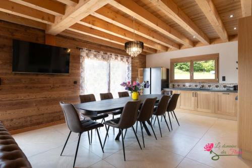 Chalet d'exception 10 personnes avec sauna privatif et piscine naturelle - Le Domaine des Fleurs Gérardmer