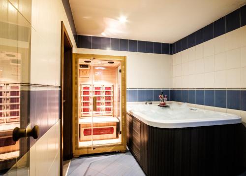 Koupelna v ubytování Hotel Comfort with free Wellness and Fitness Centrum