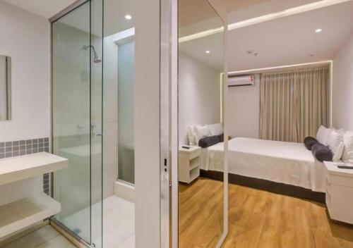 Rio Design Copacabana Hotelにあるベッド