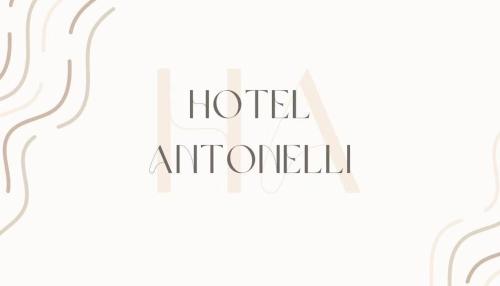 Hotel Antonelliに飾ってある許可証、賞状、看板またはその他の書類