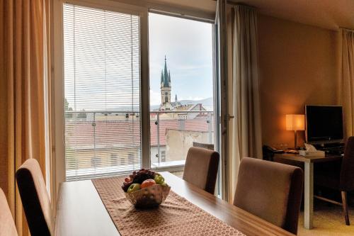 Χώρος καθιστικού στο Hotel Comfort with free Wellness and Fitness Centrum