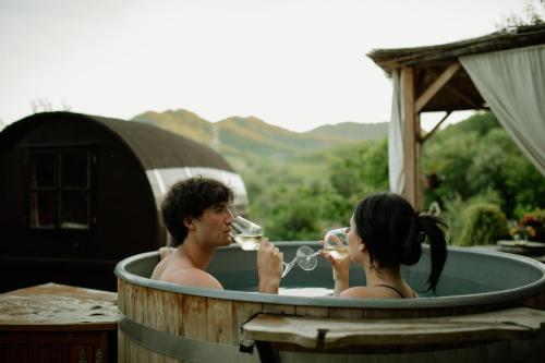 Glamping Il Rifugio dei Marsiの宿泊客