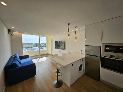 Kuchyň nebo kuchyňský kout v ubytování Santiago Afife Beach