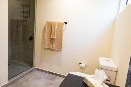 Un baño de Luxurious 3-Bedroom Beachfront Villa in Marina Vallarta