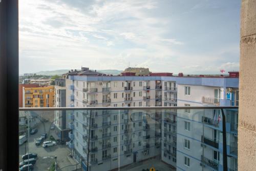 a view from the balcony of a building at Gori Apartments in Gori